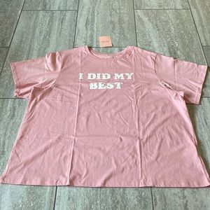 ban.do 2X women’s short sleeves round neck t shirt